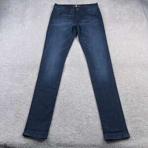 7 For All Mankind Jeans Womens 27 Roxanne Skinny Ankle Dark Wash‎ Stretch Denim